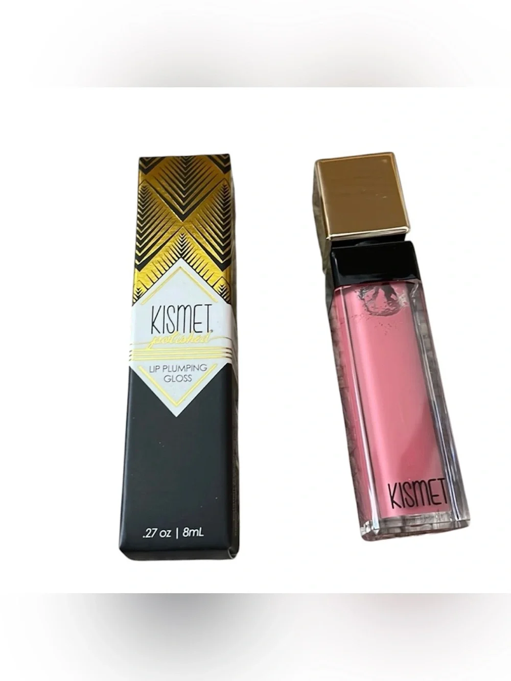 Kismet Polished Lip Plumping Gloss in Baby Shade (Soft Rose Pink) Full Size NWT